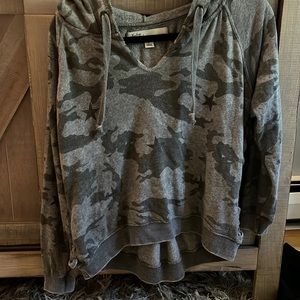 Long sleeve hooded vintage Havana size small!